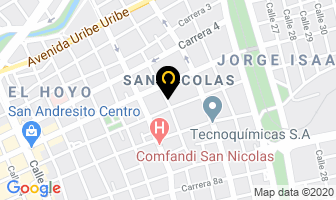 Mapa de Almacén Tracto Cad en Cali