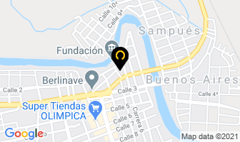 Mapa de Almacén Tracto Ford en Fundación