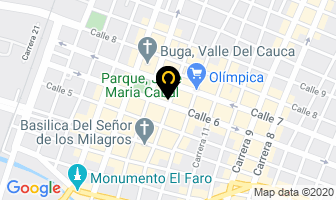 Mapa de Almacén Veterinaria El Toro en Buga