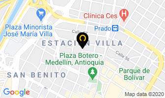 Mapa de Almacen Vidriomar en Medellín