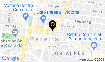 Mapa de Almacén Vidrios De Colombia en Pereira