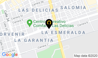 Mapa de Almacén Vidrios Y Aluminios L.l en Cali