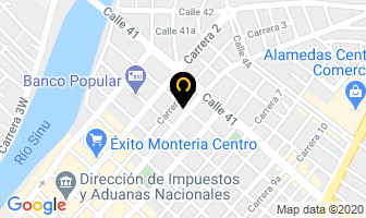 Mapa de Almacén Vulrepuestos en Montería