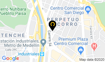 Mapa de Almacén X en Medellín