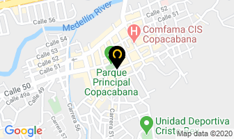 Mapa de Almacen Y Centro De Servicios Florido en Copacabana