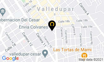 Mapa de Almacén Y Ferretería Electra 2000 en Valledupar