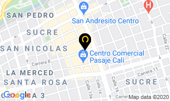 Mapa de Almacén Y Retacería J.d. en Cali
