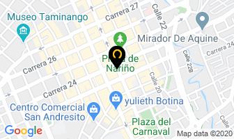 Mapa de Almacén Y Sastrería Moda Inglesa en Pasto