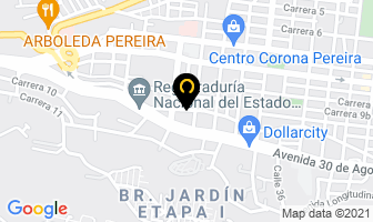 Mapa de Almacen Y Taller De Servicios Tecnicafe en Pereira