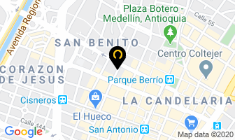 Mapa de Almacen Y Taller Flexon en Medellín