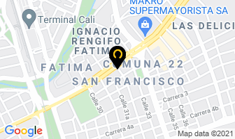 Mapa de Almacén Y Taller Harvey en Cali