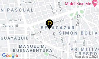 Mapa de Almacén Y Taller Leo-autos en Cali