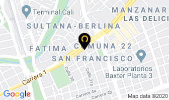 Mapa de Almacén Y Taller Rectibandas en Cali