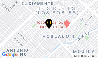 Mapa de Almacen Zona Rosa Moda en Cali
