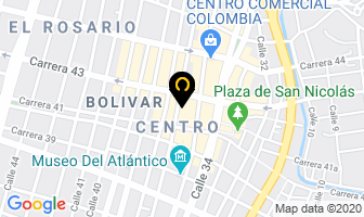 Mapa de Almacenes Alberto Vo5 en Barranquilla