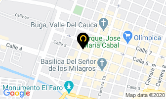 Mapa de Almacenes Alberto Vo5 en Buga