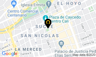 Mapa de Almacenes Alberto Vo5 - Incoco S.a. en Cali