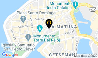 Mapa de Almacenes Araújo en Cartagena