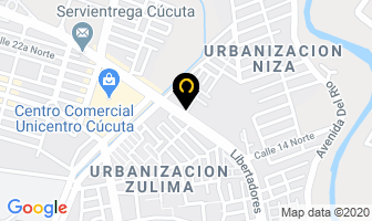 Mapa de Almacenes Calzatodo en Cúcuta