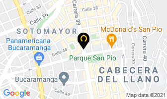Mapa de Almacenes Casa Luifer en Bucaramanga