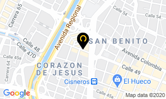 Mapa de Almacenes De Repuestos Marión en Medellín
