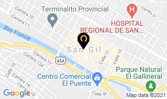 Mapa de Almacenes E. Rojas García en San Gil