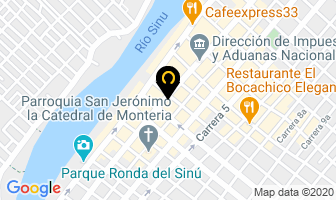 Mapa de Almacenes Gino Passcalli en Montería