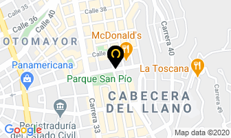 Mapa de Almacenes Gino Passcalli en Bucaramanga