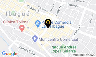Mapa de Almacenes Iván Botero Gómez S.a en Ibagué