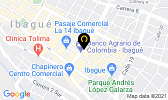 Mapa de Almacenes Iván Botero Gómez S.a. en Ibagué