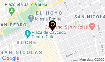 Mapa de Almacenes Jhonvi en Cali