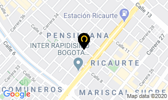 Mapa de Almacenes Lizcauchos Ltda en Bogotá D.C