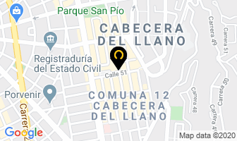 Mapa de Almacenes Musicales en Bucaramanga