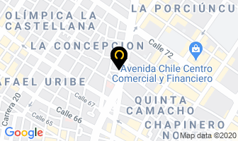 Mapa de Almacenes Refrigeración en Bogotá D.C