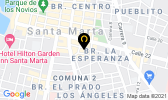 Mapa de Almacenes Stops Jeans en Santa Marta