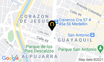 Mapa de Almacenes Transmisiones en Medellín