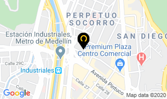 Mapa de Almafrost en Medellín