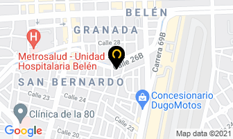 Mapa de Almaquinar Electromecánica en Medellín