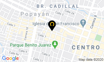 Mapa de Almopan Fiestas en Popayán