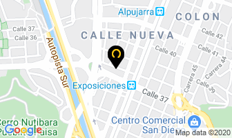 Mapa de Almotos en Medellín