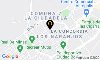 Mapa de Almuerzo Ejecutivos L.l. en Bucaramanga