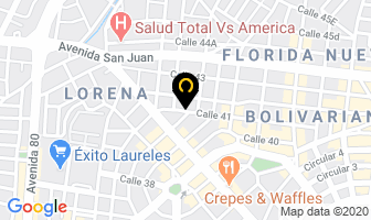 Mapa de Almuerzos Ejecutivos Boky en Medellín