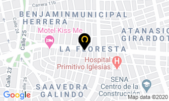 Mapa de Almuerzos Juana en Cali