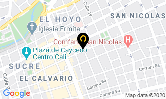 Mapa de Alojamos Palmacol en Cali