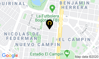 Mapa de Alpha + en Bogotá D.C