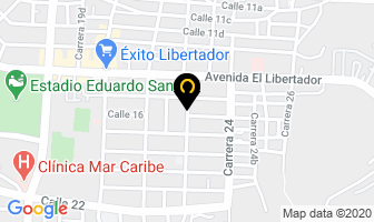 Mapa de Alquicarpas en Santa Marta