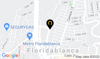 Mapa de Alquieventos en Floridablanca