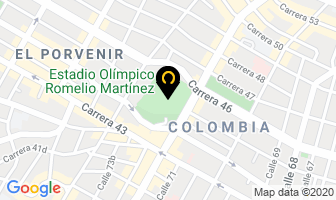 Mapa de Alquiler A. Obregon en Barranquilla