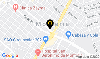 Mapa de Alquiler & Suministros en Montería