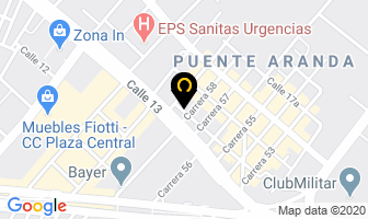 Mapa de Alquiler De Equipos Maquipec en Bogotá D.C